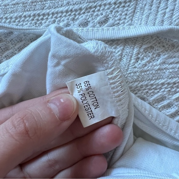 White Sun & Moon Crop Top – Medium, Soft & Breathable Tank - Picture 8 of 8